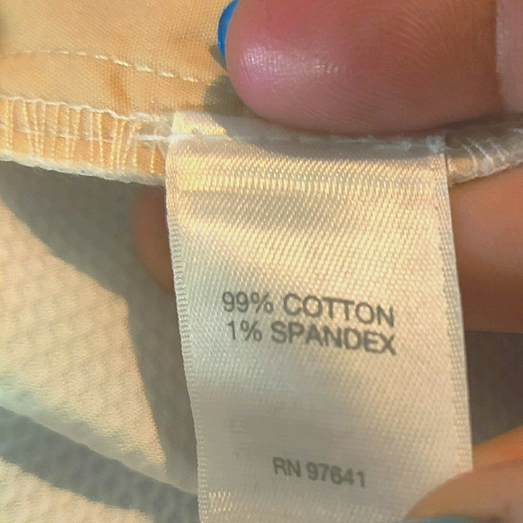 J Jill White Cotton Ankle Trouser Pants Size 8 - Picture 9 of 11